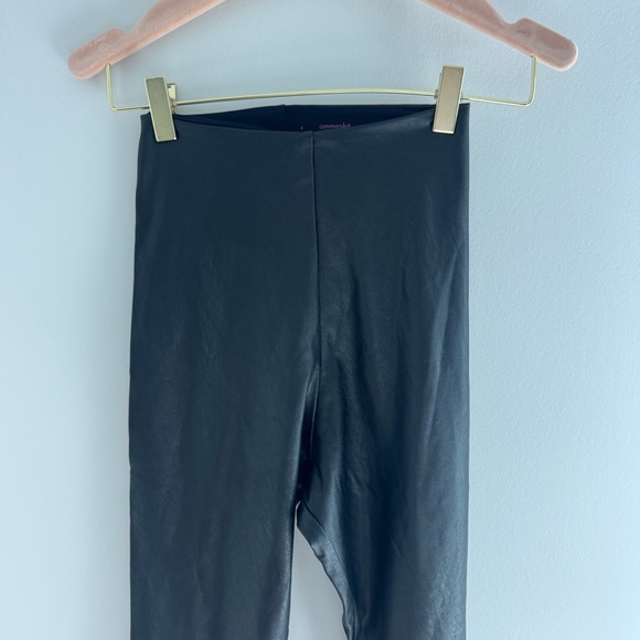 Commando Faux Leather Leggings- Black - Picture 3 of 5